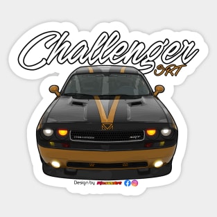 Challenger SRT8 TransAmracing by pjesusart Sticker